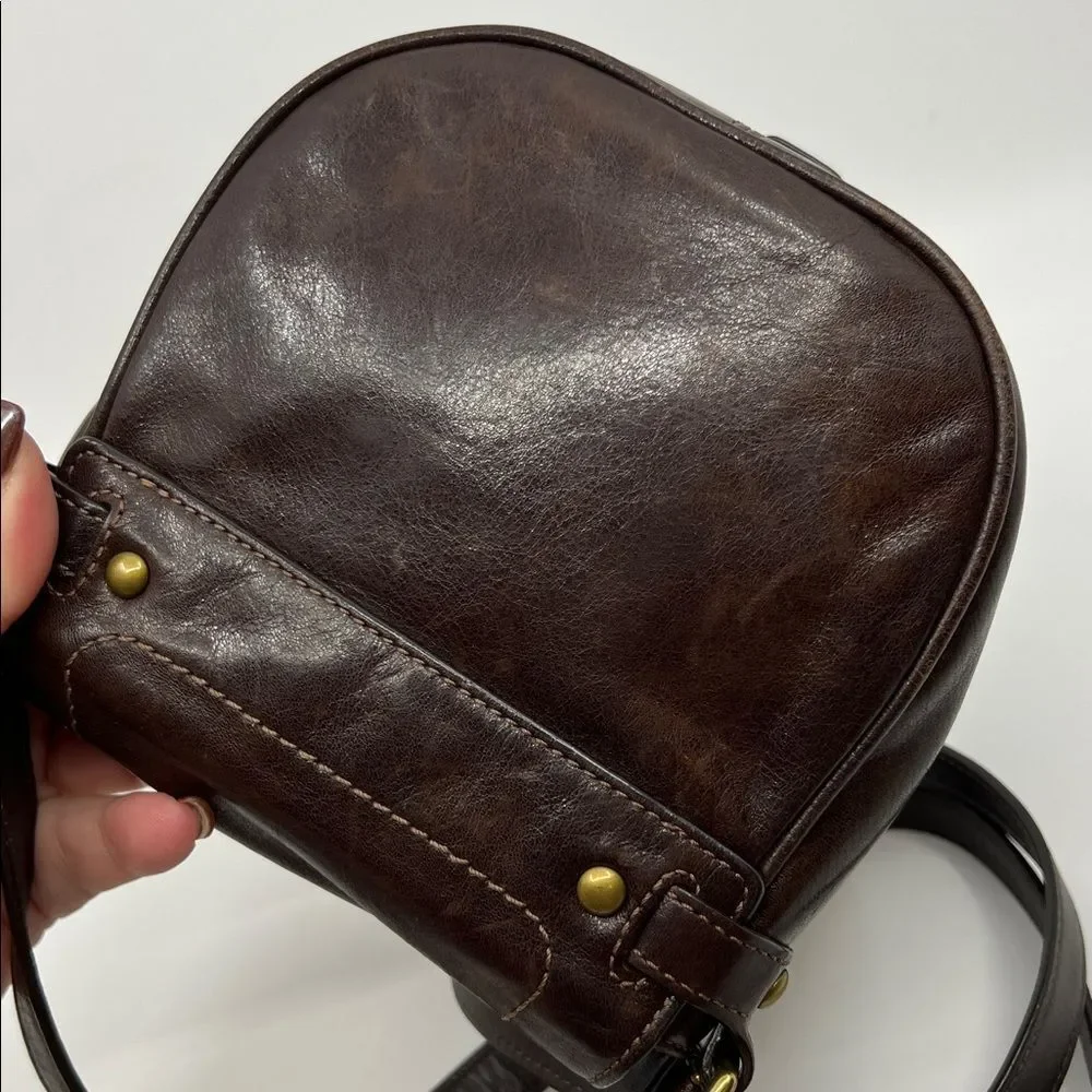 Coach Mini Garcia Crossbody or Shoulder Bag Y2K Dark Brown Leather - Picture 8 of 17